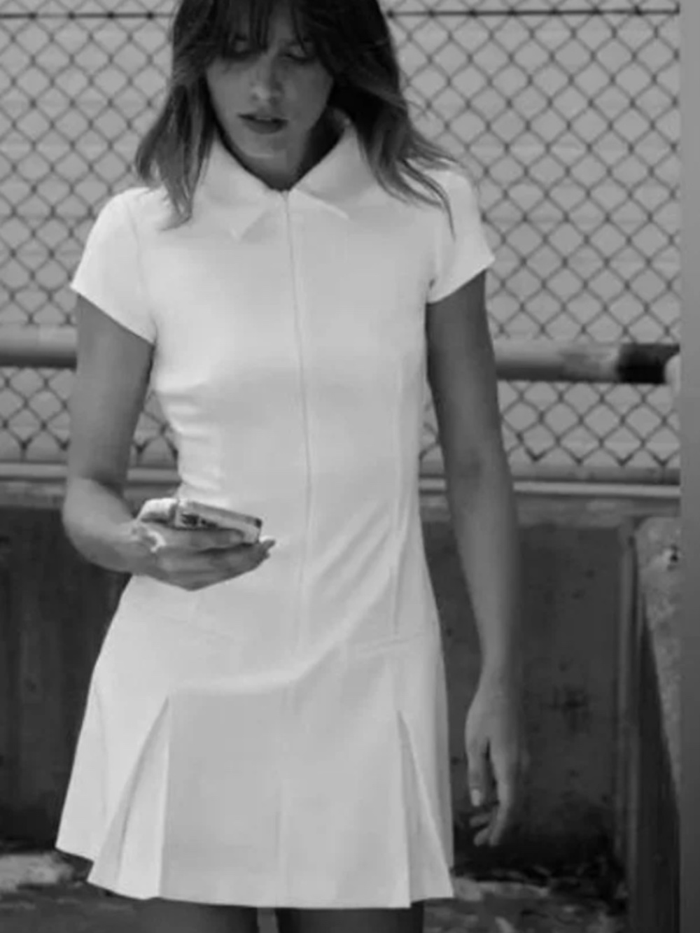 ZARA BOX PLEAT SHIRT DRESS - Picture 1 of 4